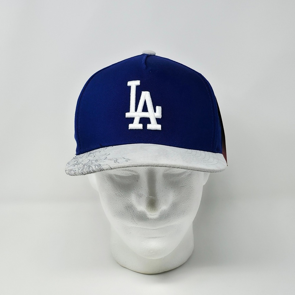 Mitchell & Ness Los Angeles Dodgers MLB May Flower Pro Snapback Blue Hat Cap